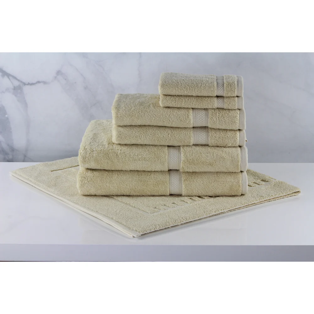 1888 Mills Magnificence 100% Pima Cotton Bath Mat in linen color. 21" x 36"12 lbs/Dz thumbnail 2