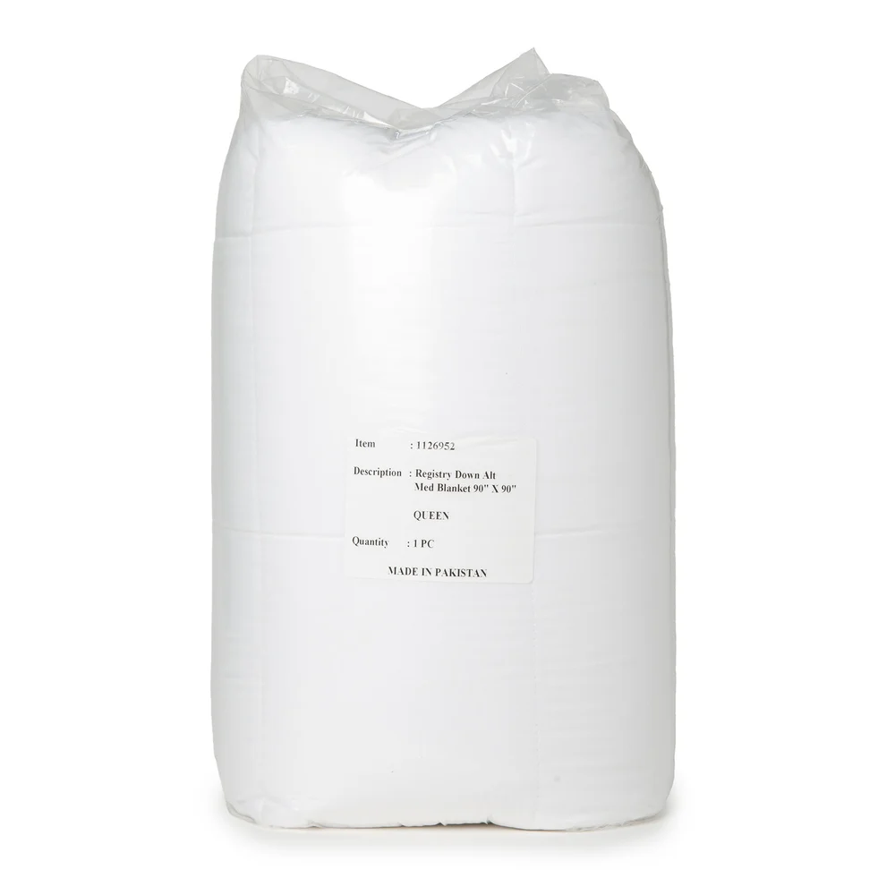 Registry T200 Medium Down Alternative Filled Blanket 40oz Full/Queen 90"x90" thumbnail 2
