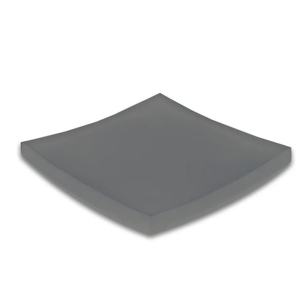 Smoke Curved Soap Dish, Gray, 12/Cs