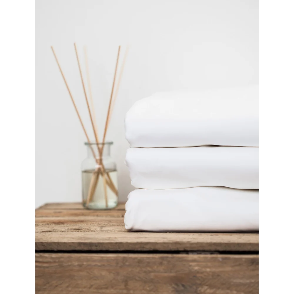 Beaumont & Brown Luxury 400 Thread Count Sateen Weave 100% Long Staple Cotton Fitted Sheet King 78"x80"x15" thumbnail 3