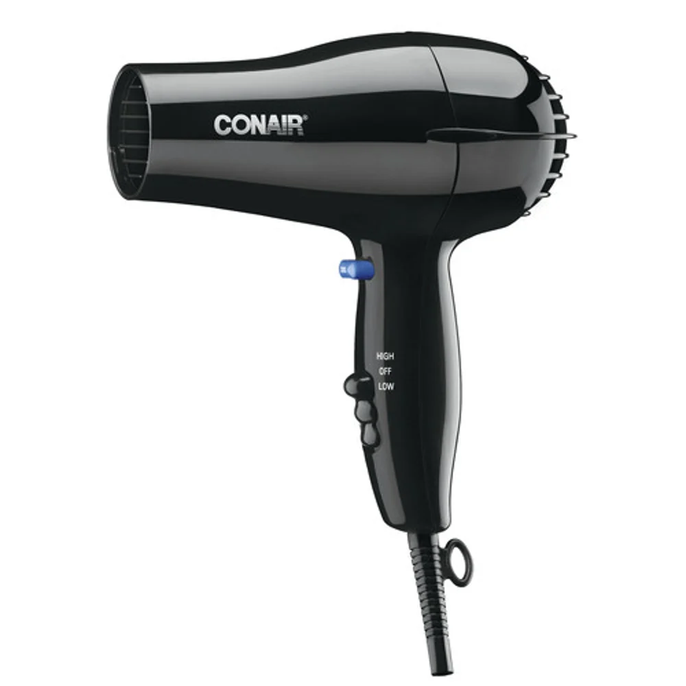 Conair® 1600 Watt Compact Hand Held Hair Dryer, Black thumbnail 2