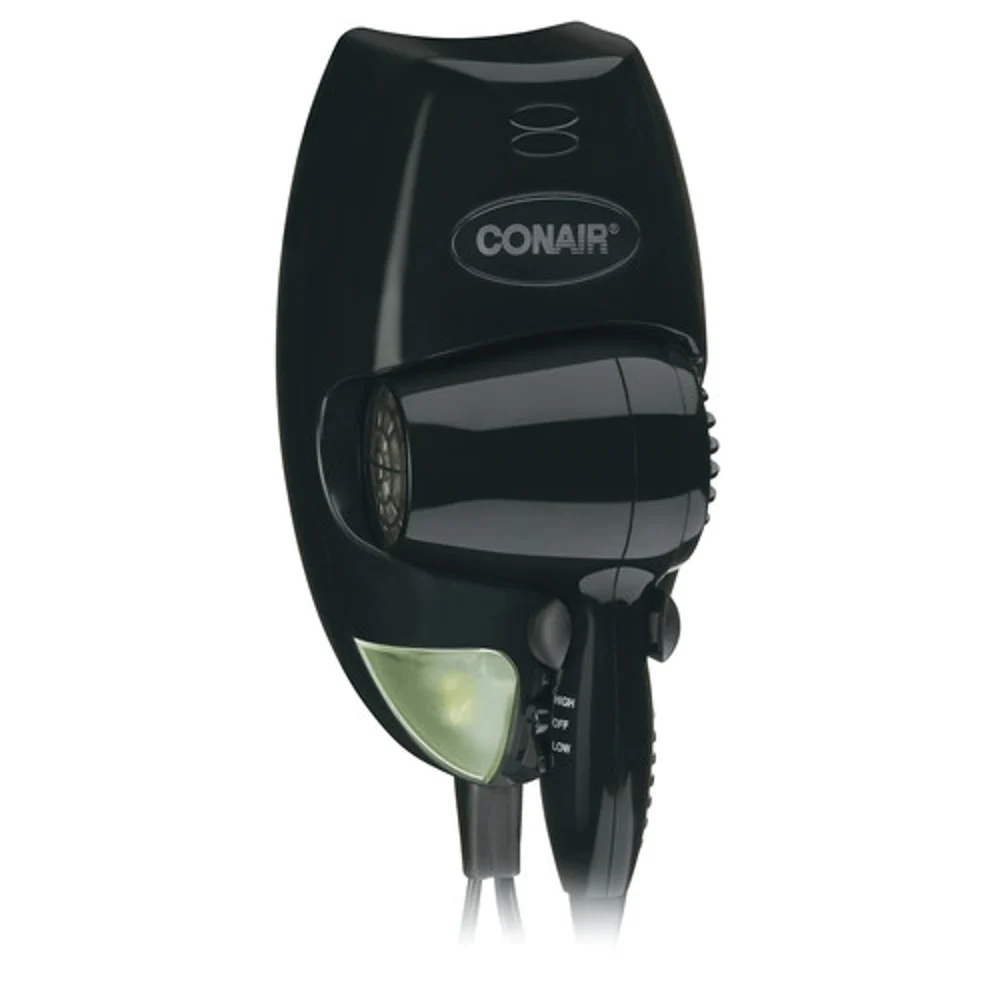 Hair Dryer, Conair, 1600W, w/Night-Light, Black