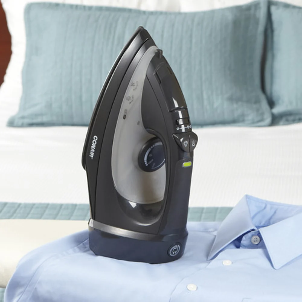 Conair® Cord-Keeper™ Retractable Cord Steam Iron, Black thumbnail 4