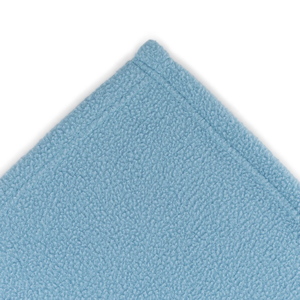 Registry Polar Fleece Blanket, Full, 80" x 90", Blue thumbnail 2