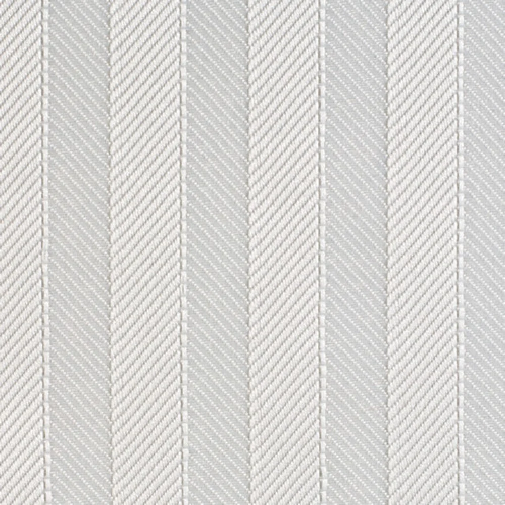 Hookless Double H Chevron Windowed Shower Curtain with Snap-in Liner 71x77, White thumbnail 2