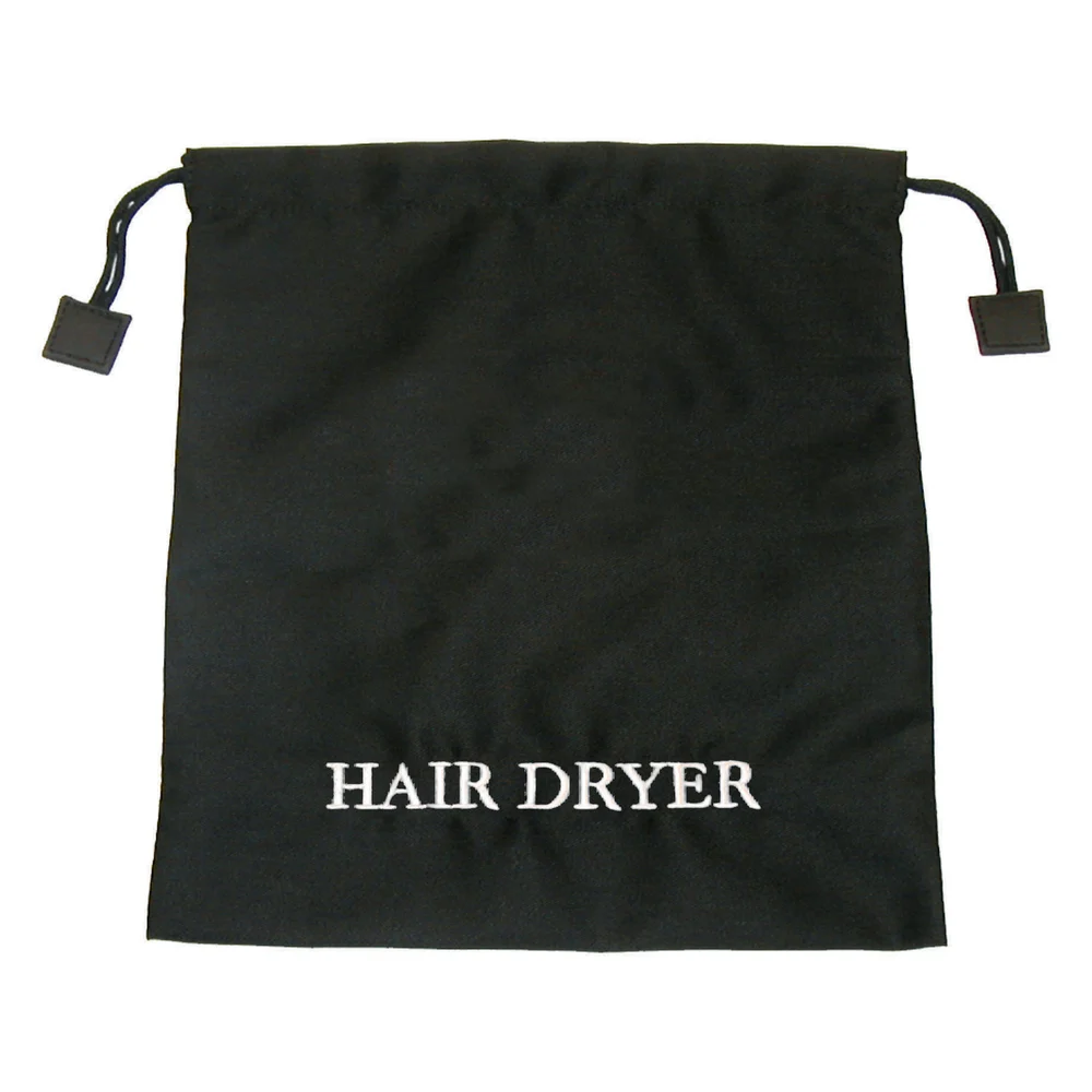 Registry Embroidered Flame-Retardant Hair Dryer Bag, 12" W x 12" L, Black thumbnail 2