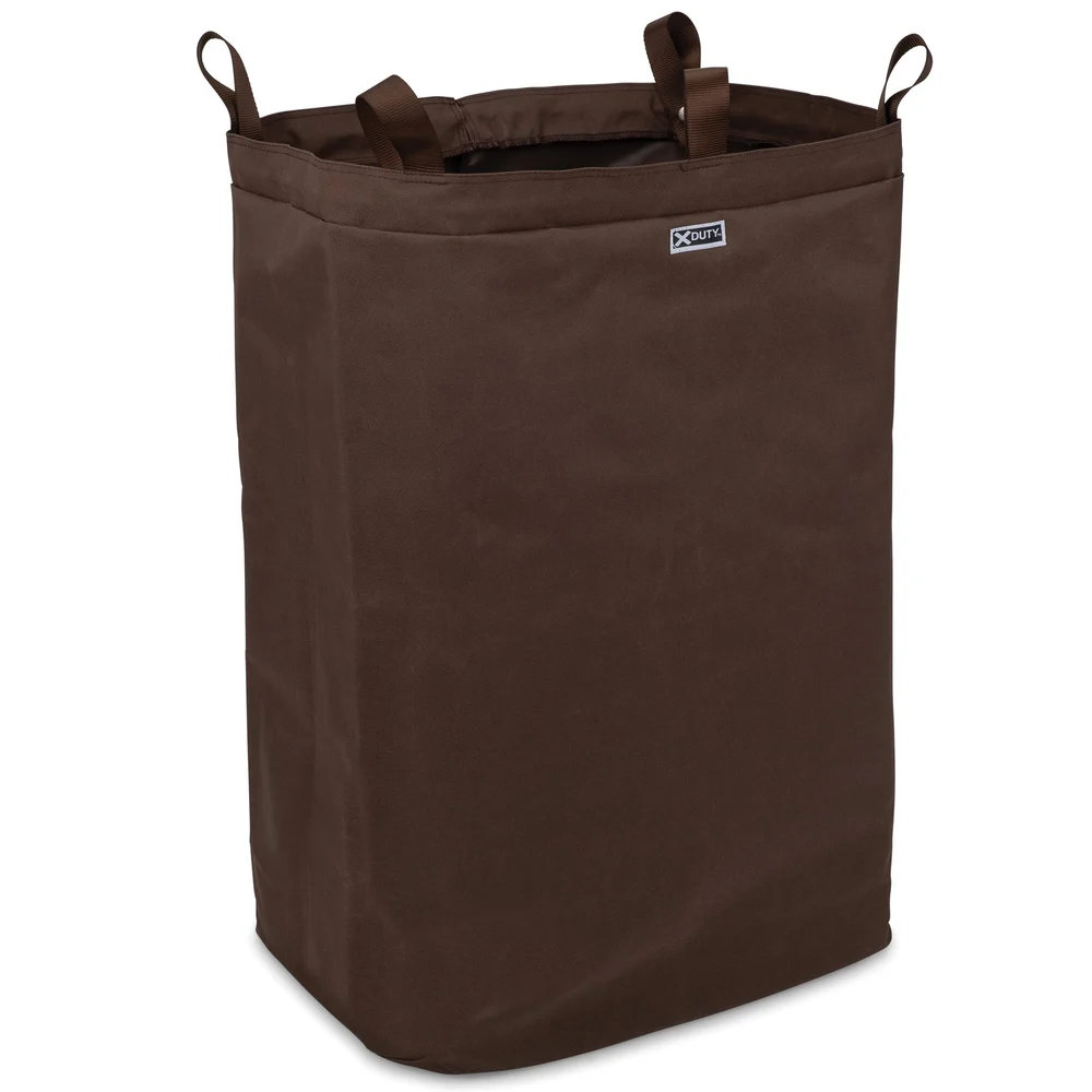 Loop-and-Snap Housekeeping Cart Bag, 30" L, Brown