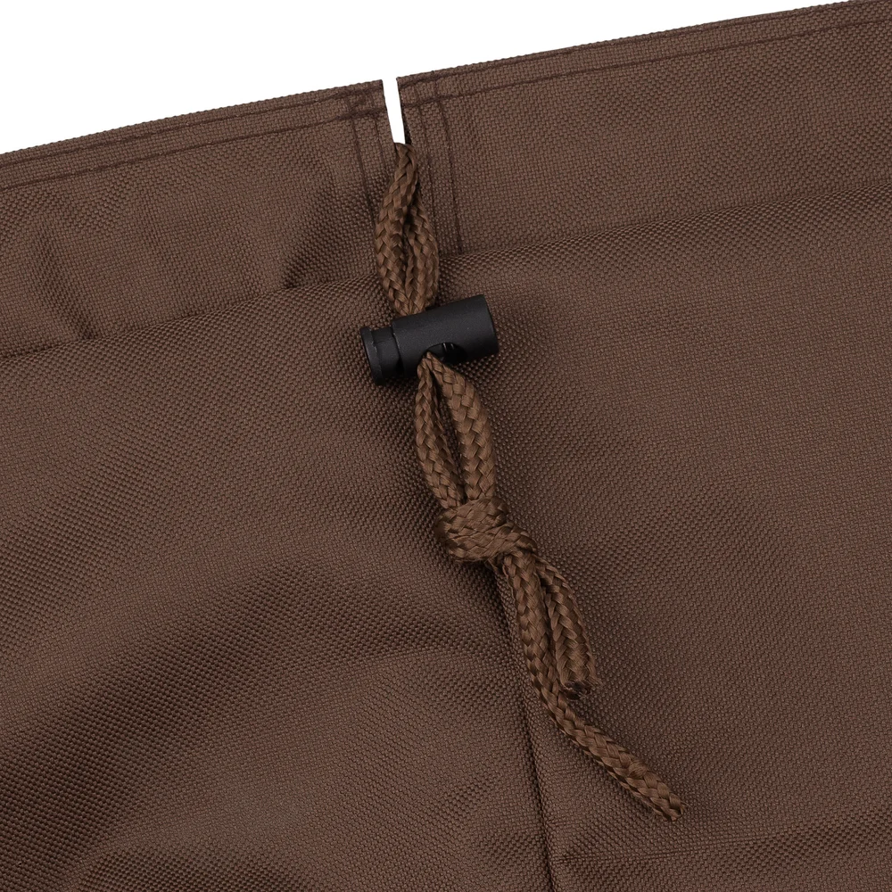 Loop-and-Snap Housekeeping Cart Bag, 30" L, Brown thumbnail 2