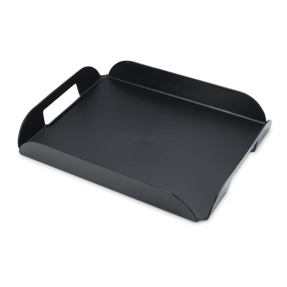 Registry Deluxe Coffee Tray, Black, 15" x 12" x 2" thumbnail 2