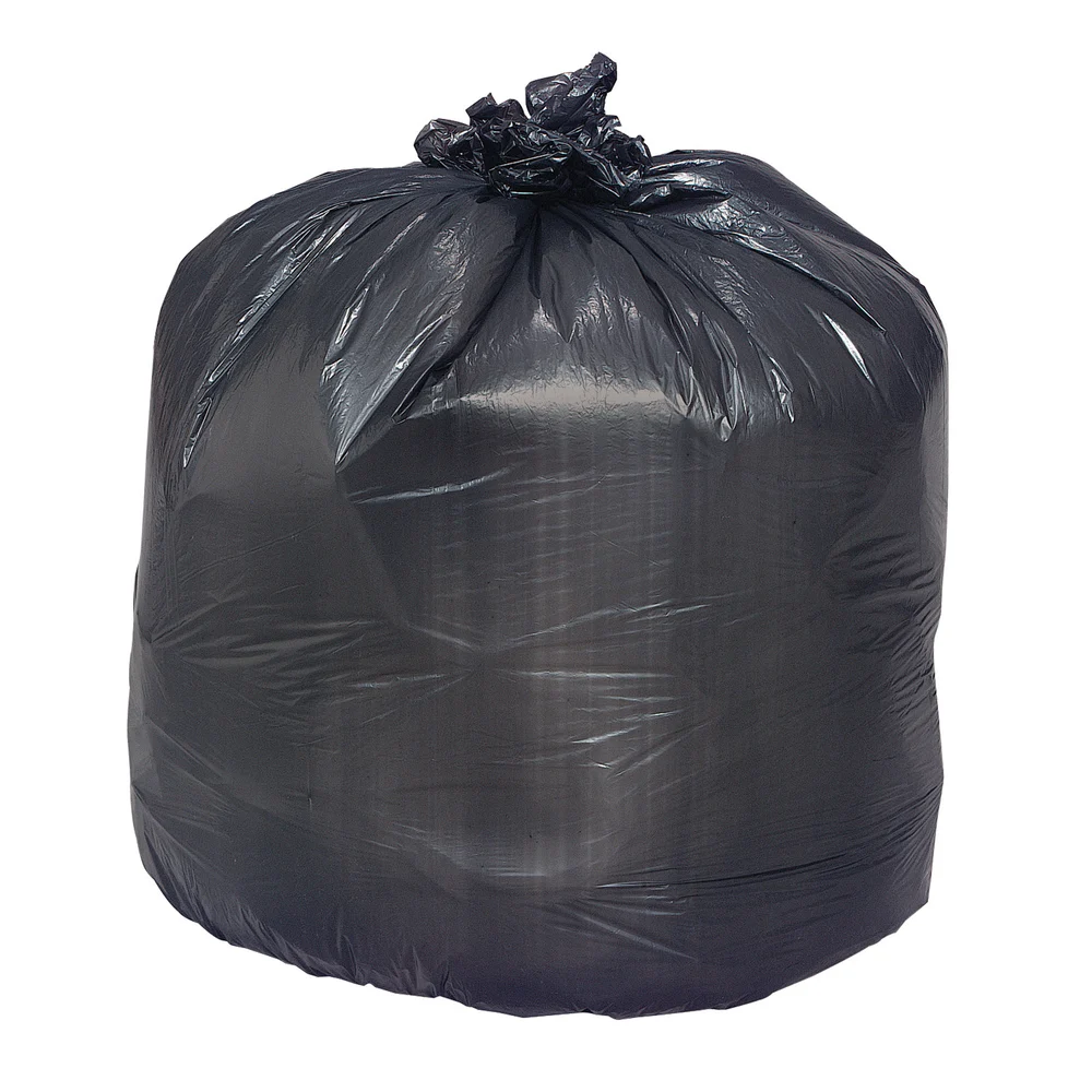 Registry Low Density Can Liner, 40-45 Gal., 40" W x 46" L, 1.4 Mils, Black