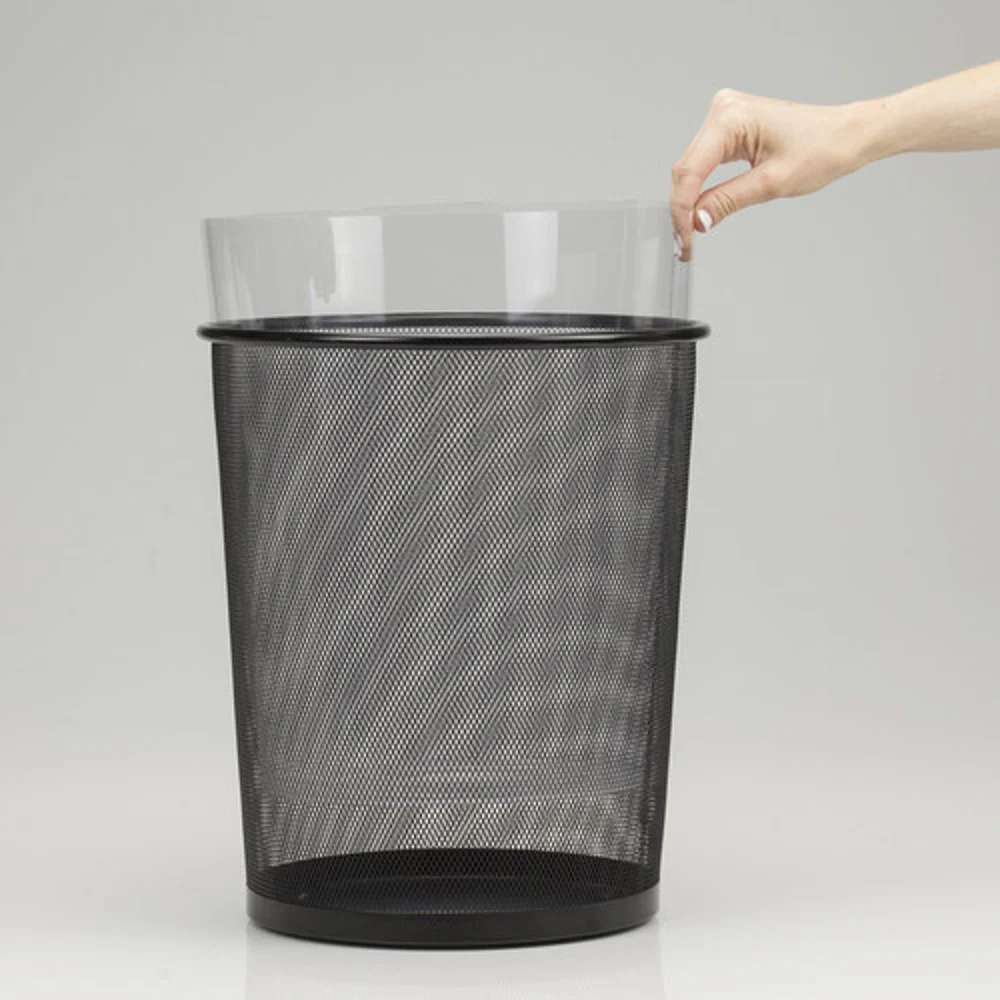 Registry Plastic Wastebasket Liners, 20 Qt., Clear thumbnail 2