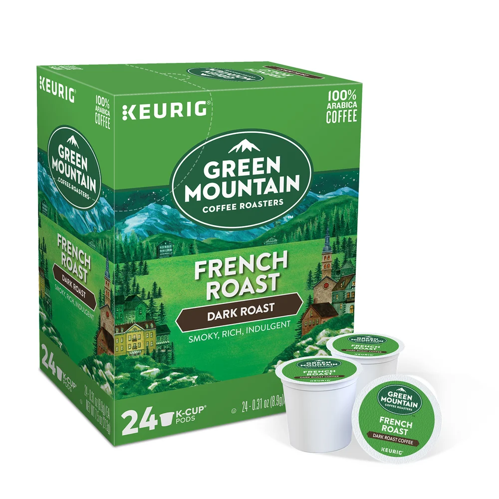 Green Mountain French Roast Coffee, Regular, K-Cup, 96/Case thumbnail 2
