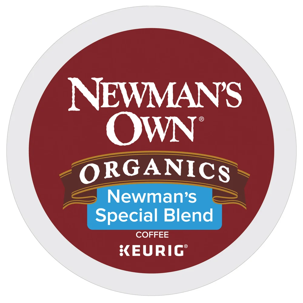 Green Mountain Newman's Own Organic Special Blend Dark Roast Coffee, Regular, K-Cup, 96/Case
