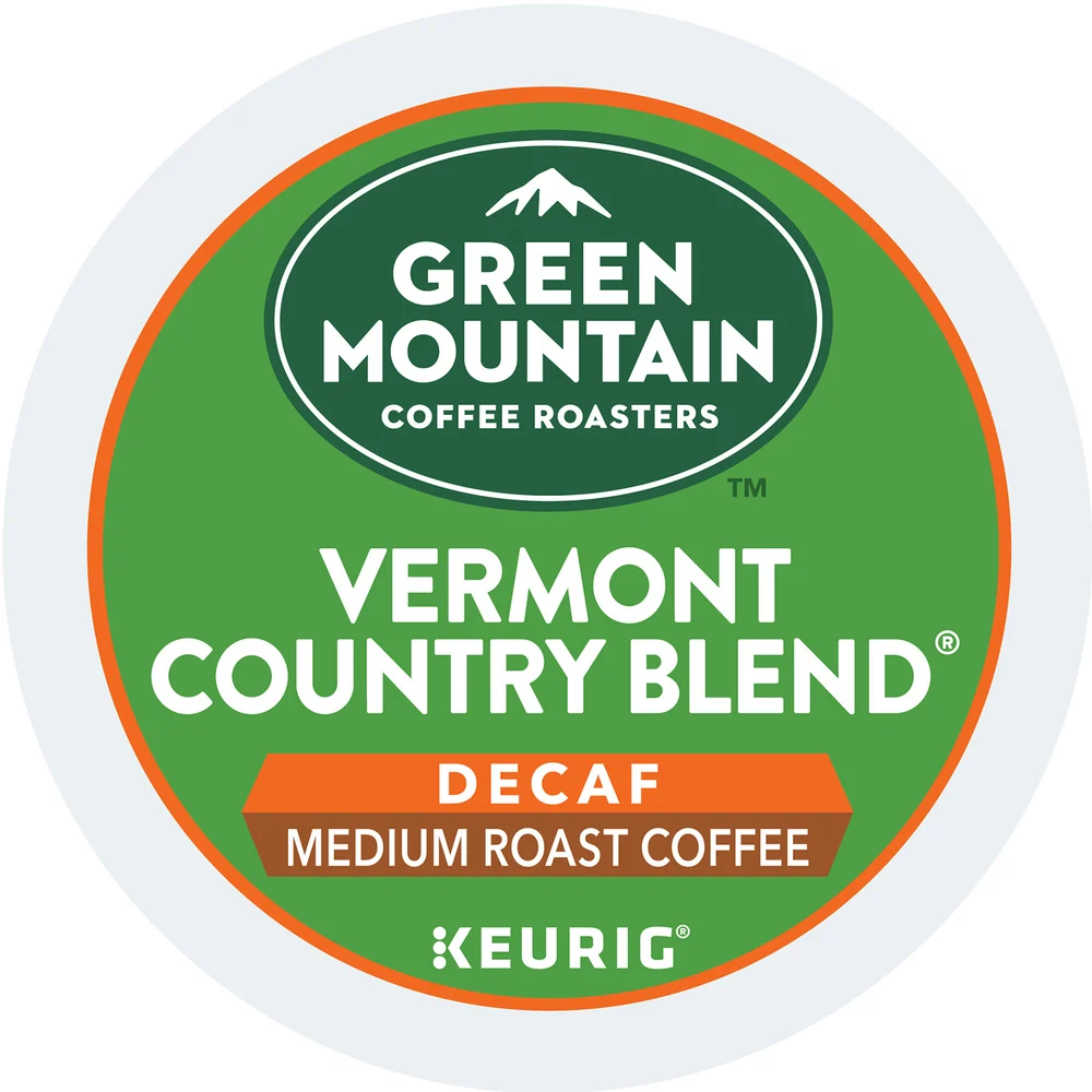 Green Mountain Vermont Country Club Decaf Blend, K-Cup