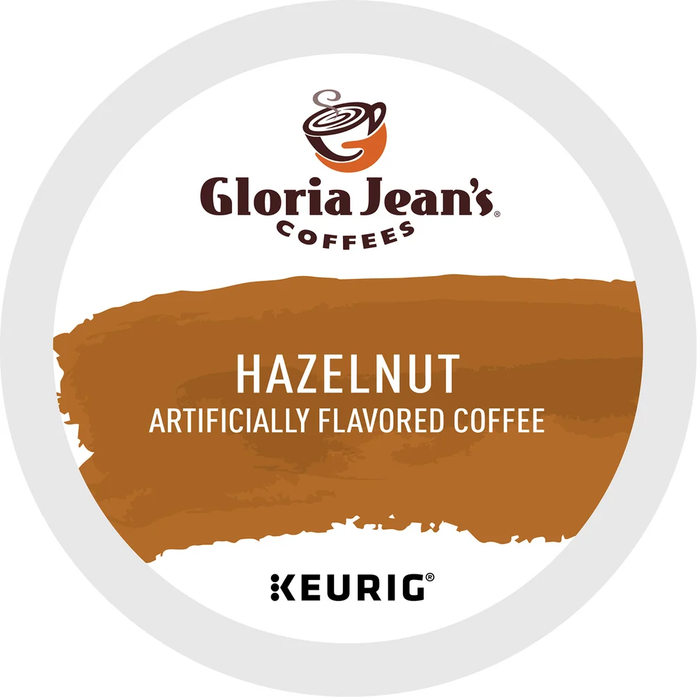 Gloria Jean's Hazelnut Flavored Roast, K-Cup