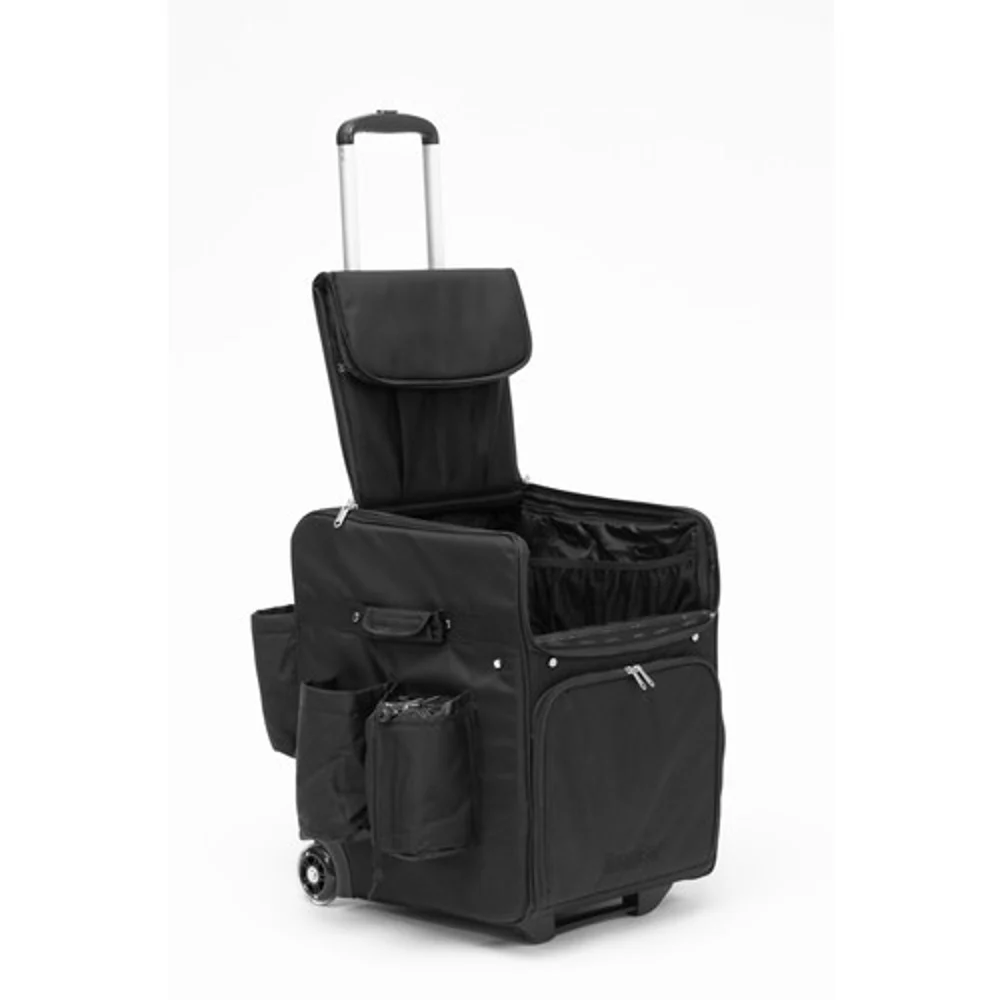 Mobile-Pack Large Housekeeping Cart, 2-Wheel, 25 lb Capacity, 15" W x 17" D x 21” H, Black