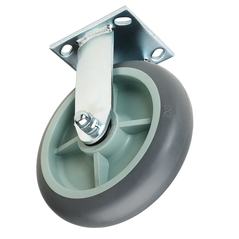Registry, Caster Rigid 8in Gray Replacement
