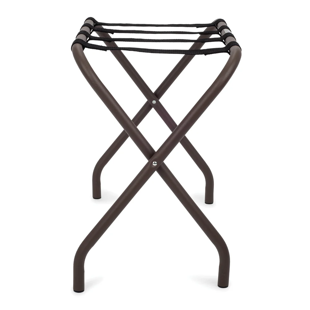Registry Metal Luggage Rack, 26" x 21" x 15.75", Brown thumbnail 2