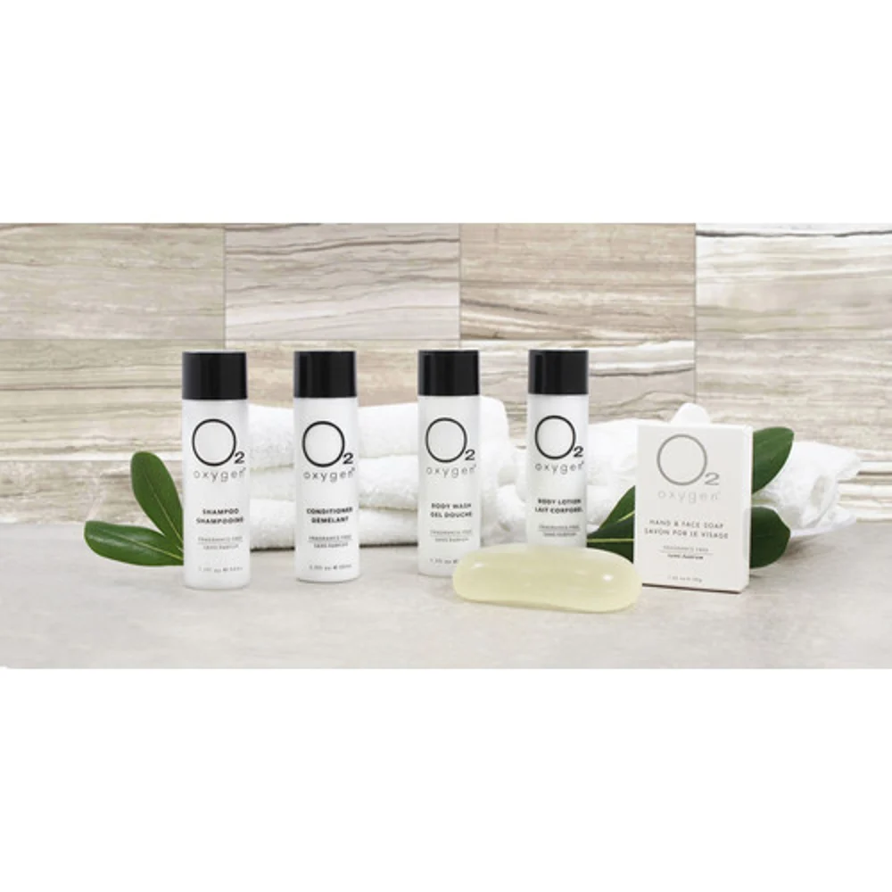 Oxygen Fragrance Free Mini Shampoo 1.7 OZ. Bottle thumbnail 2