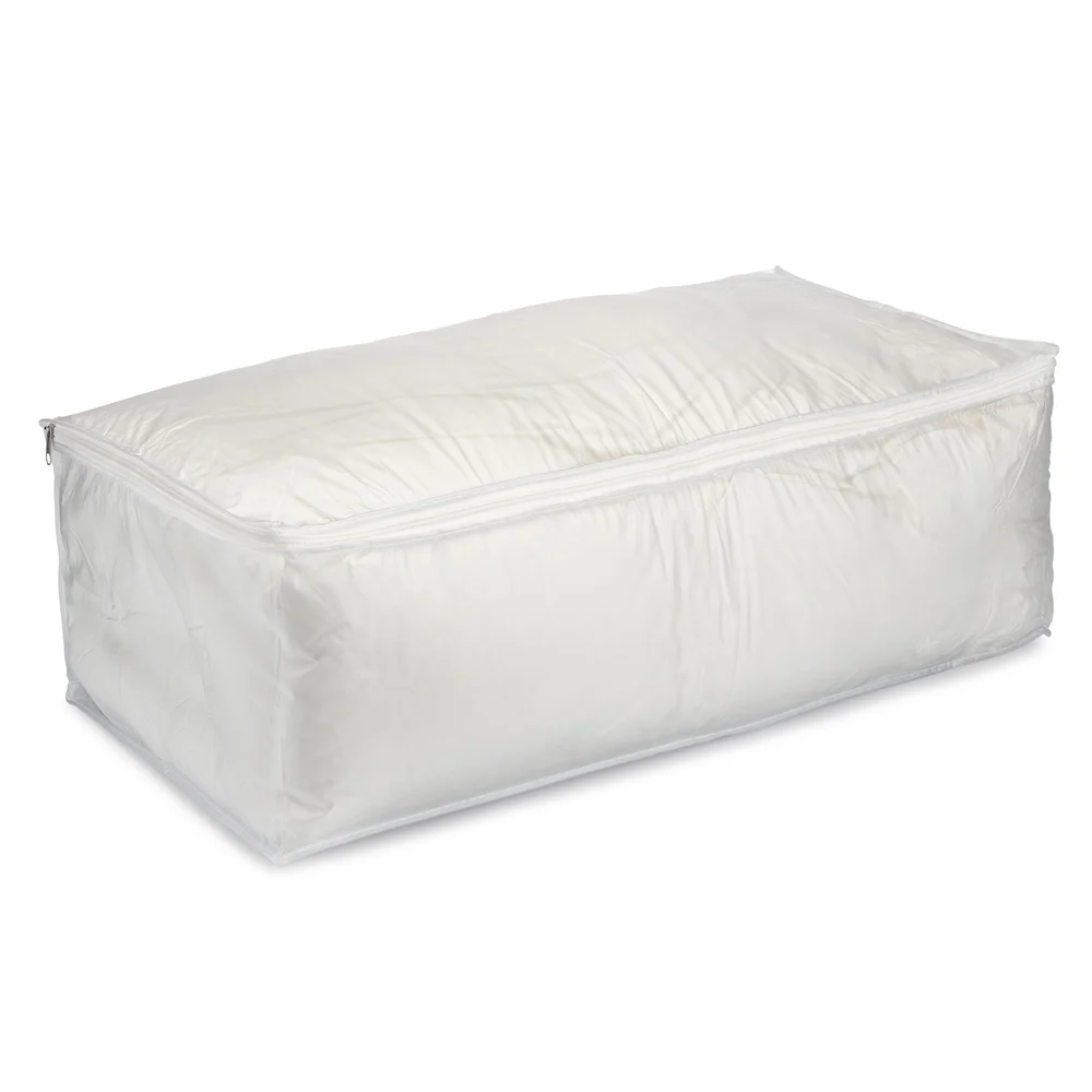 Registry Vinyl Blanket Storage Bag, 27" W x 15" L x 10" D, Clear