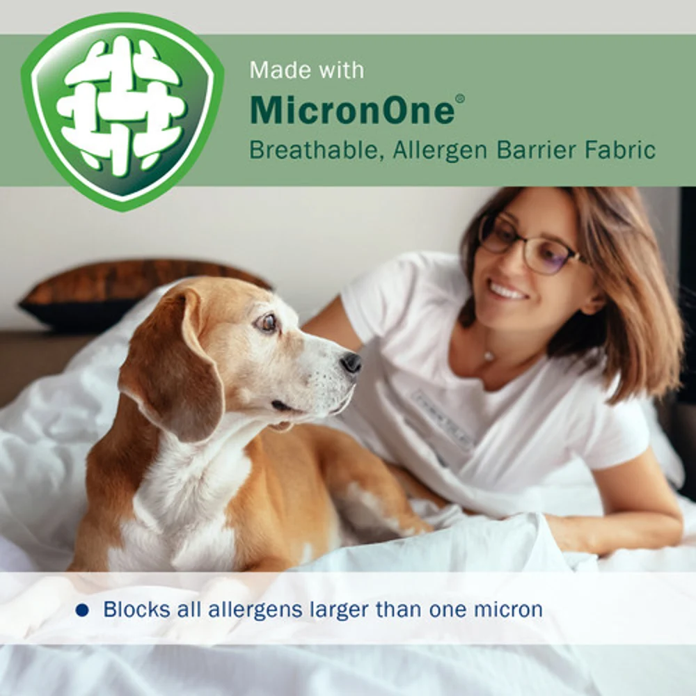 CleanBrands CleanRest Pro Box Spring Encasement, Twin, 39" W x 75" L x 9" D thumbnail 5