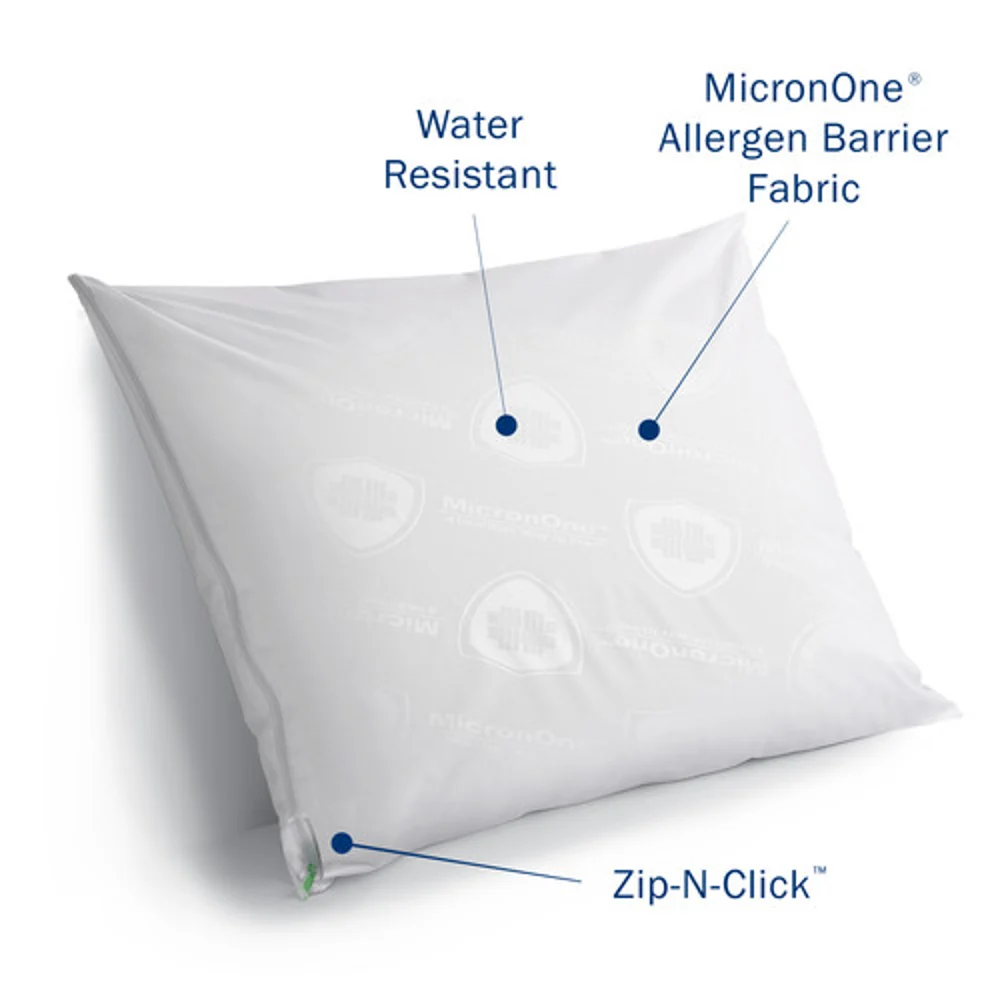 CleanBrands CleanRest Pro Pillow Encasement, King, 20" W x 36" L thumbnail 2