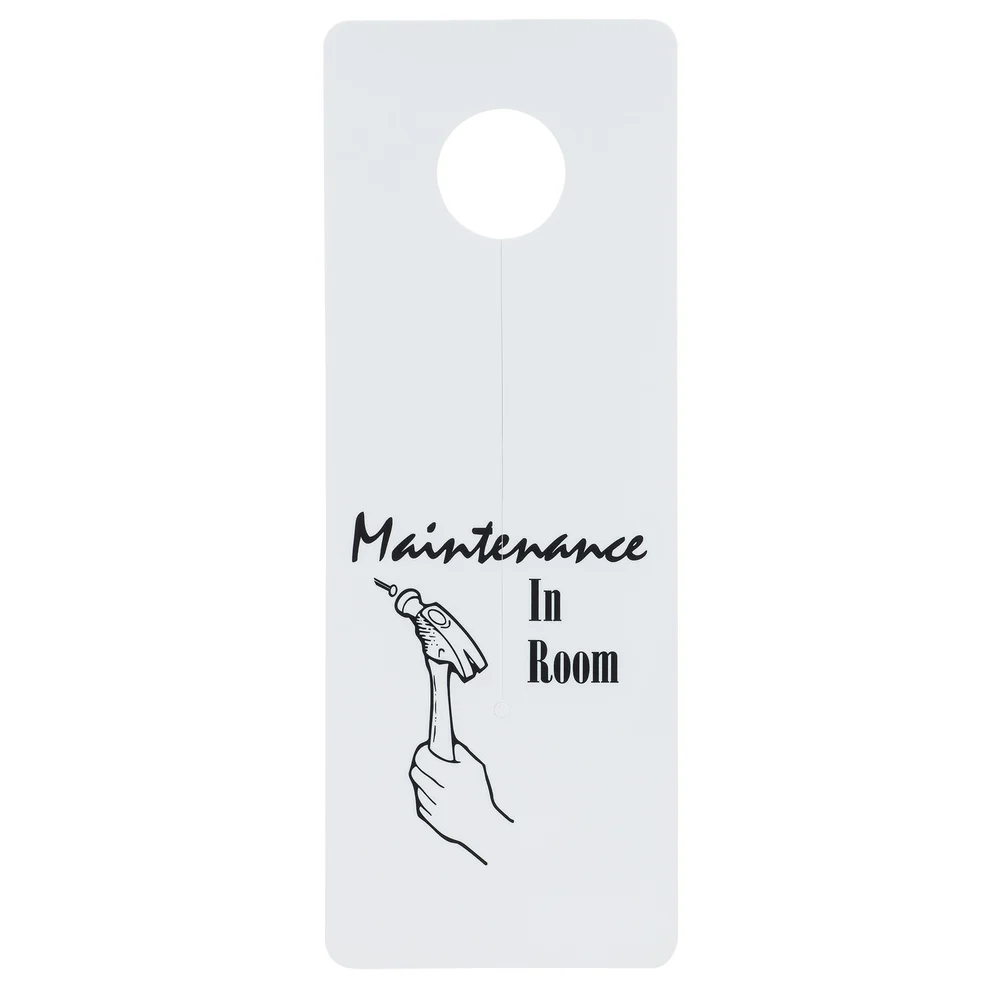 Registry, Signs, Maintenance In Room, Door Hanger