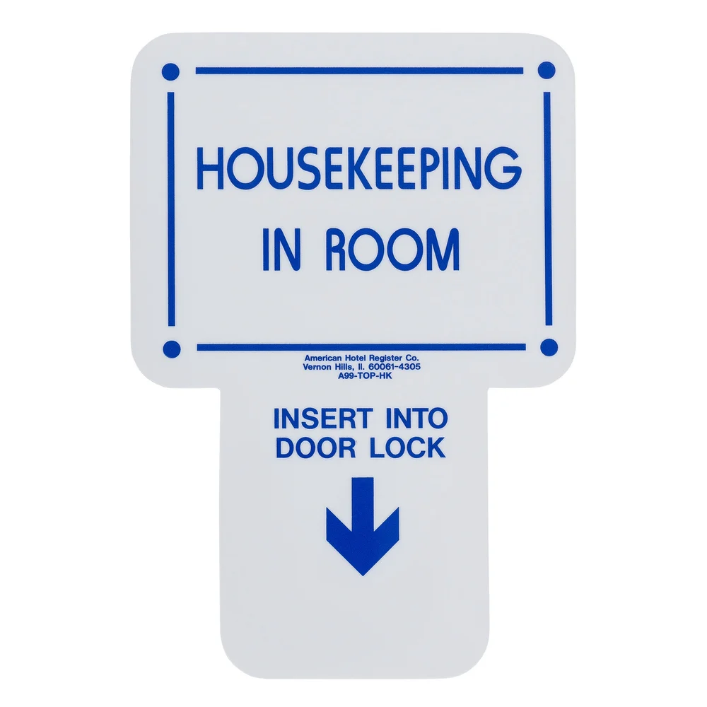 Registry Housekeeping in Room Electronic Sign, 2.63" W x 3.63" H