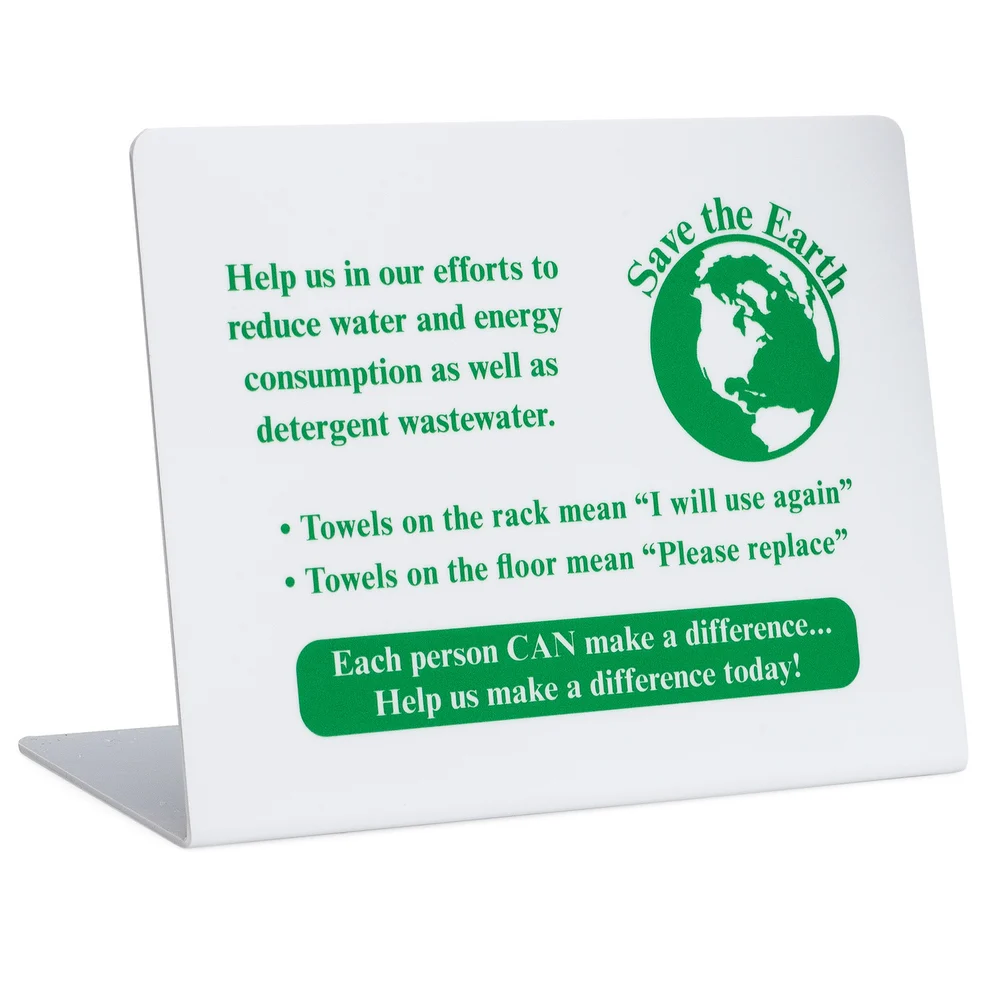 Registry Fresh Towel Tilt Sign