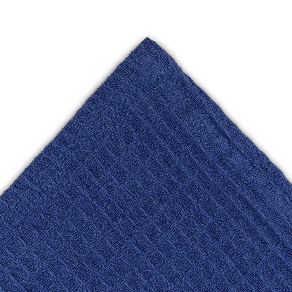 Registry Honeycomb Weave Blanket, 108" W x 90" L King, Blue thumbnail 2