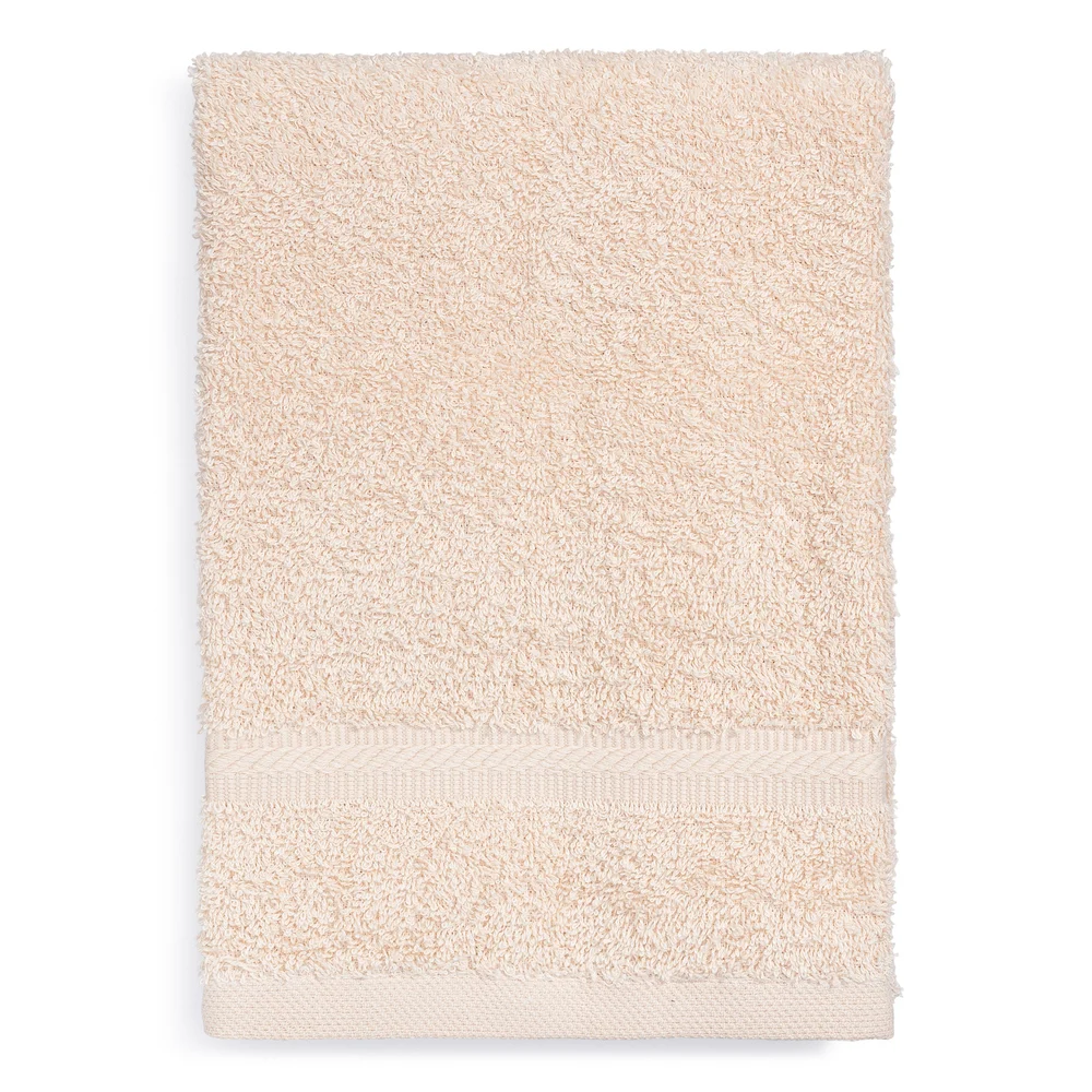 Registry Platinum Dobby Border Hand Towel, 16" x 30",4.5 lb/dz Beige