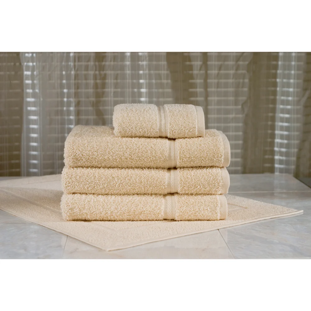 Registry Platinum Dobby Border Hand Towel, 16" x 30",4.5 lb/dz Beige thumbnail 2