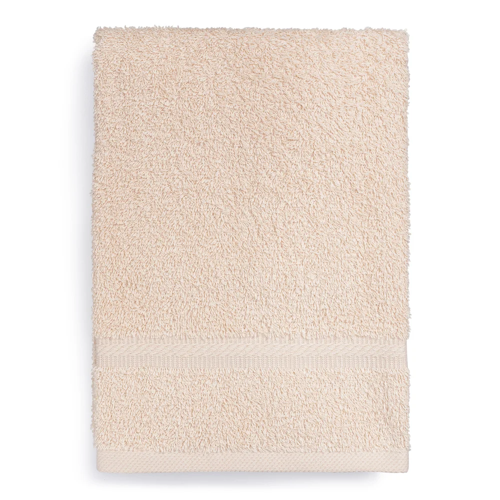 Registry Gold Dobby Border Hand Towel, 16"  x 30" , 4.5 lb/dz, Beige