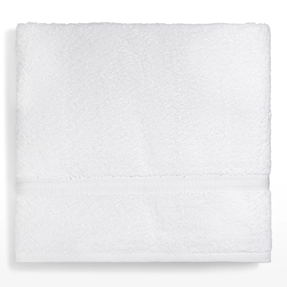 Registry Gold Dobby Border Bath Towel, 27" x 54, 17Lb/dz, White