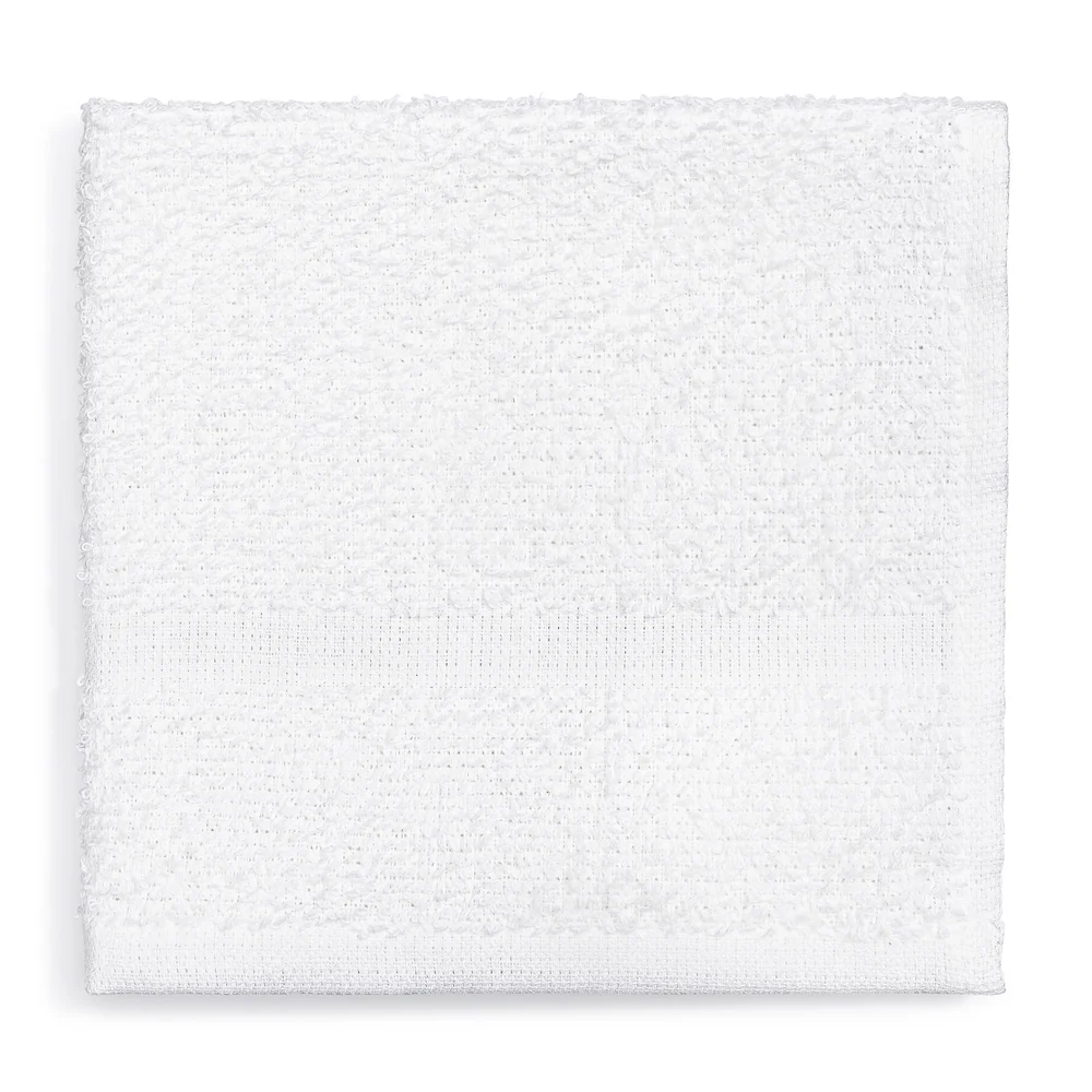 Registry Single Cam Wash Cloth, 12"x12",  1lb/Dz White