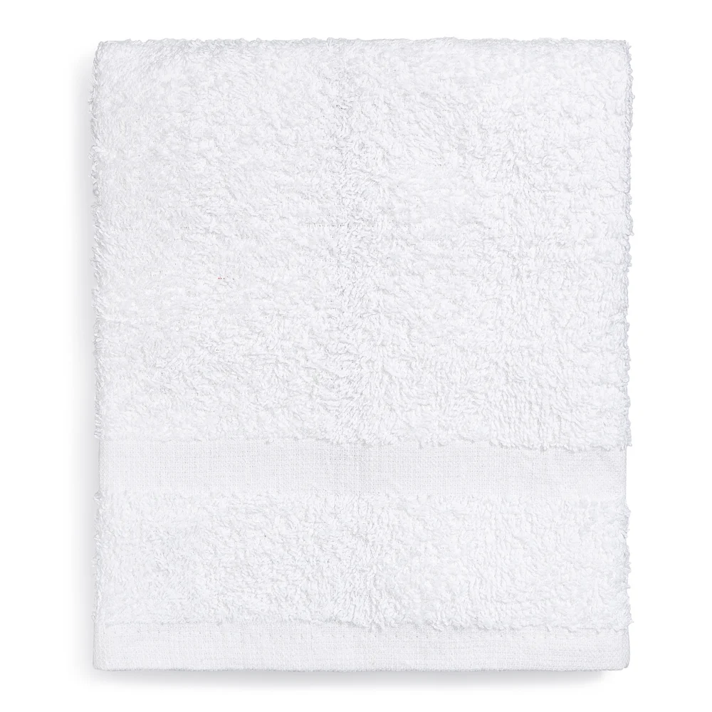 Registry Bronze Cam Border Hand Towel 16" x 27" 3 lbs/Dz White