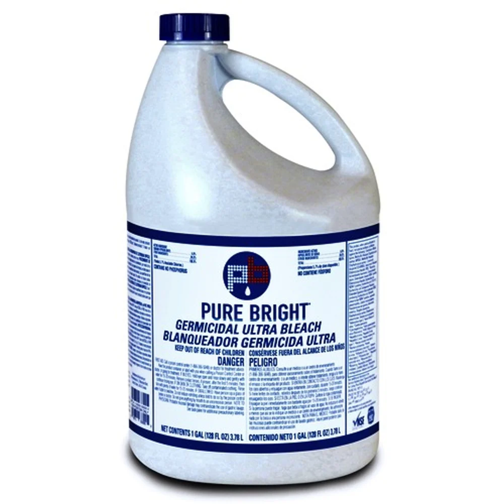 Pure Bright Liquid Germicidal Bleach, 1 Gal., 6/Case