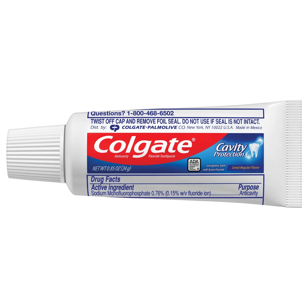 Colgate Cavity Protection Toothpaste, 0.85 Oz., Unboxed, 240/Cs