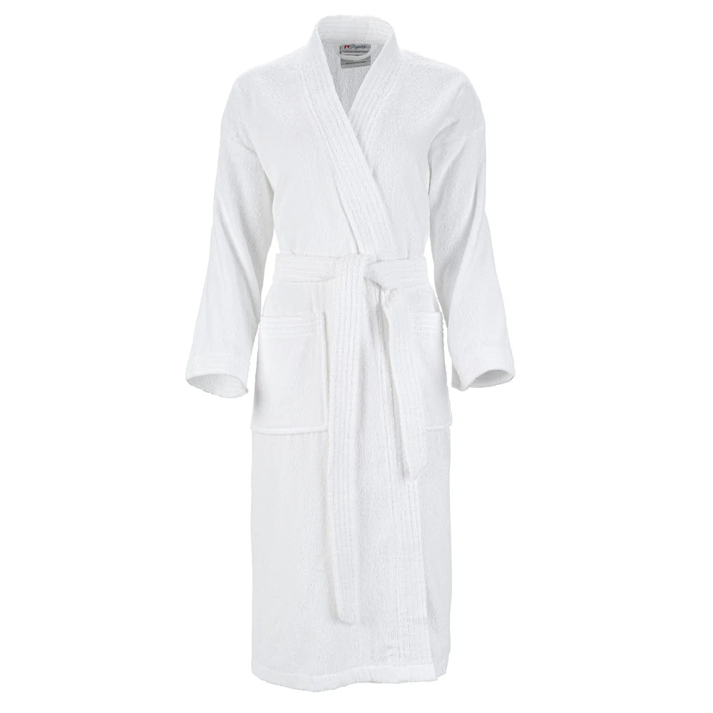 Registry Kimono Robe, 100% Cotton Terry, One Size, White thumbnail 2