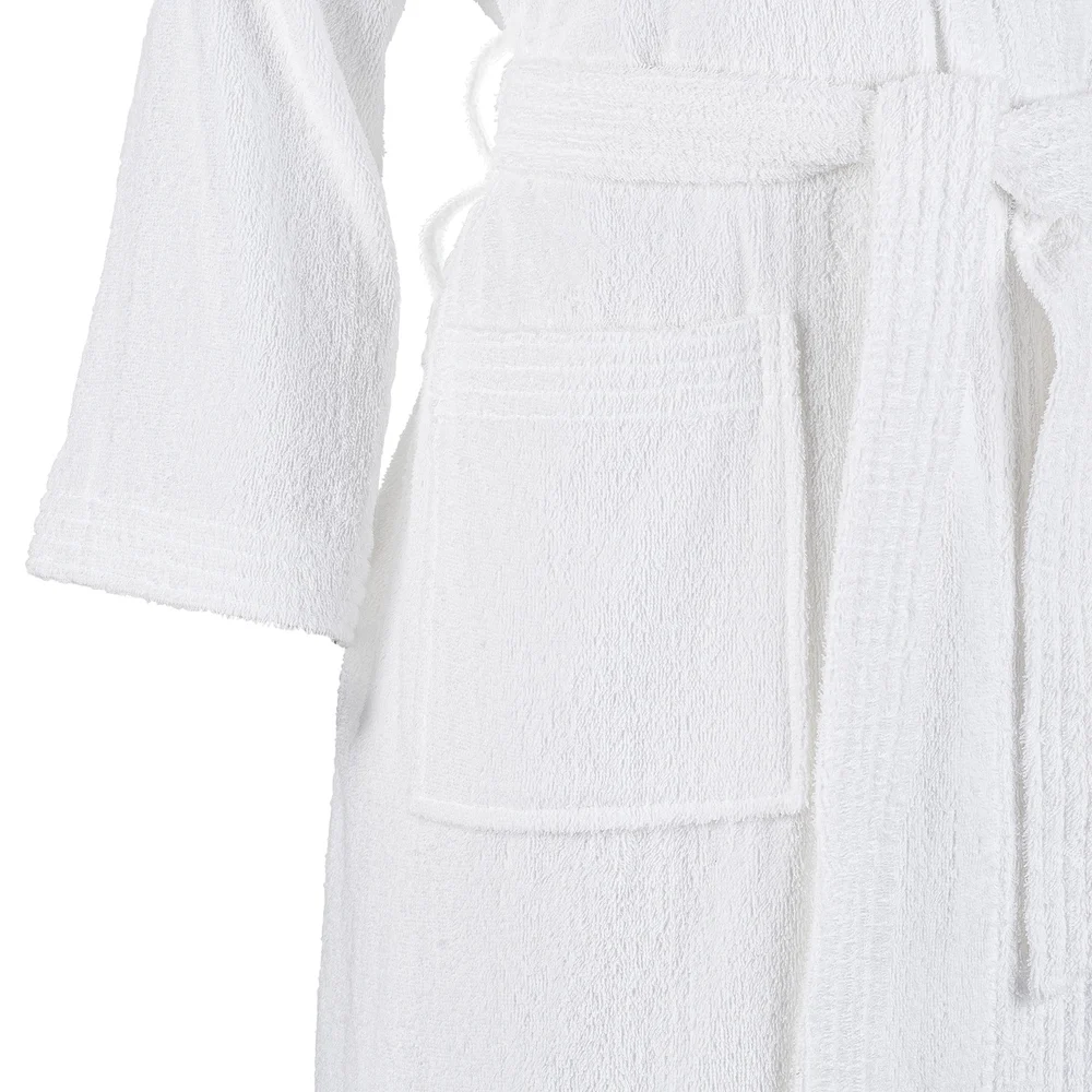 Registry Kimono Robe, 100% Cotton Terry, One Size, White thumbnail 3