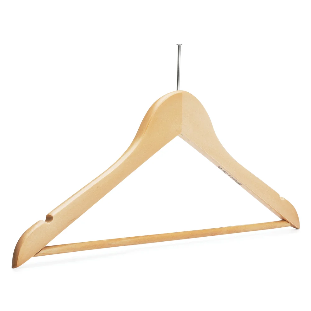 Registry Ball Top Men's Hanger, 17.5" W x 0.5" D, Natural thumbnail 2