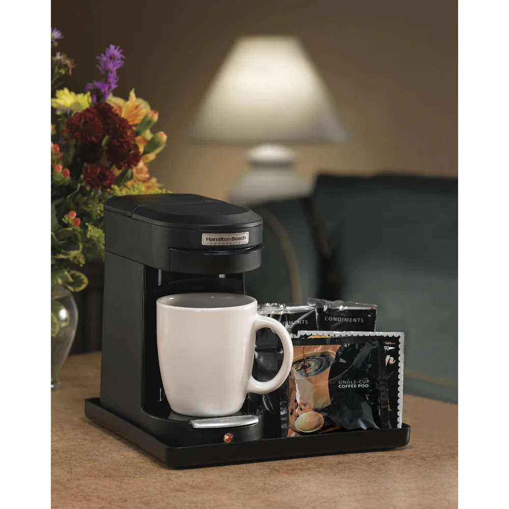 Hamilton Beach 1 Cup Pod (Pouch) Coffeemaker, Black thumbnail 2