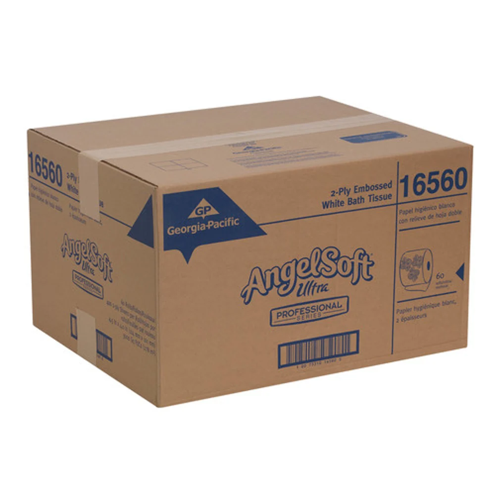 Georgia-Pacific Angel Soft Ultra Professional Series, 2-Ply Embossed Bath Tissue, 400 Sheets per Roll, 60/Case thumbnail 5