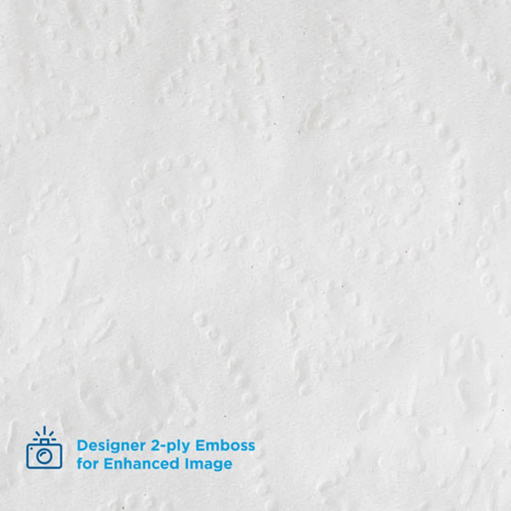 Georgia-Pacific Angel Soft Professional Series® Premium 2-Ply Embossed Recycled Fiber Bath Tissue By GP Pro, 450 Sheets per Roll, 80/Case thumbnail 2