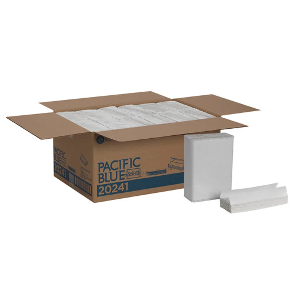 Pacific Blue Select™ C-Fold Paper Towels, White, 2,400 Towels Per Case thumbnail 2