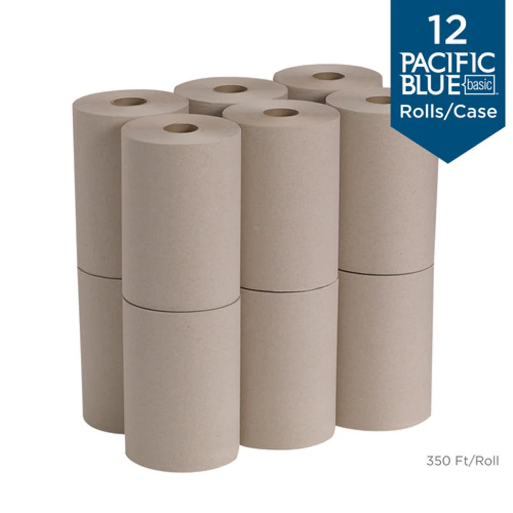 GP Basic Roll Towels, 350' L, Brown thumbnail 2