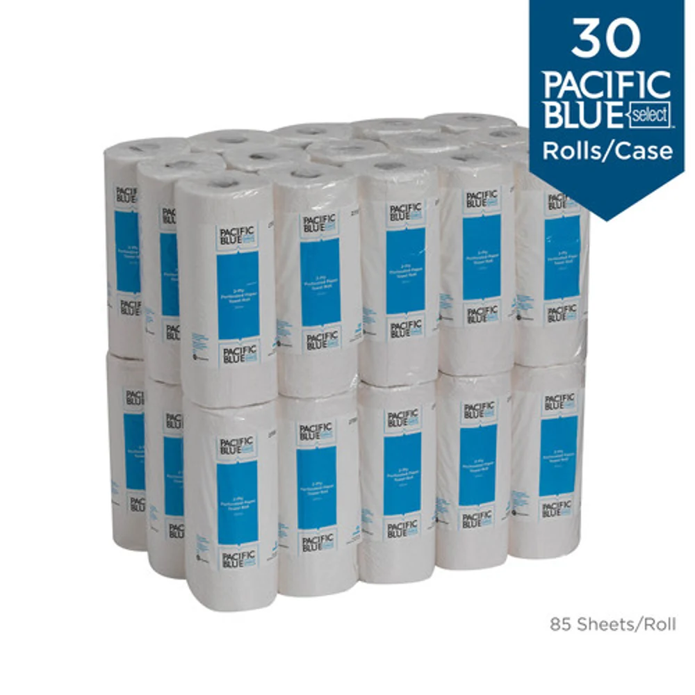 Georgia-Pacific Pacific Blue Select™ 2-Ply Perforated Paper Towel Roll, White, 30 Rolls/Case thumbnail 2