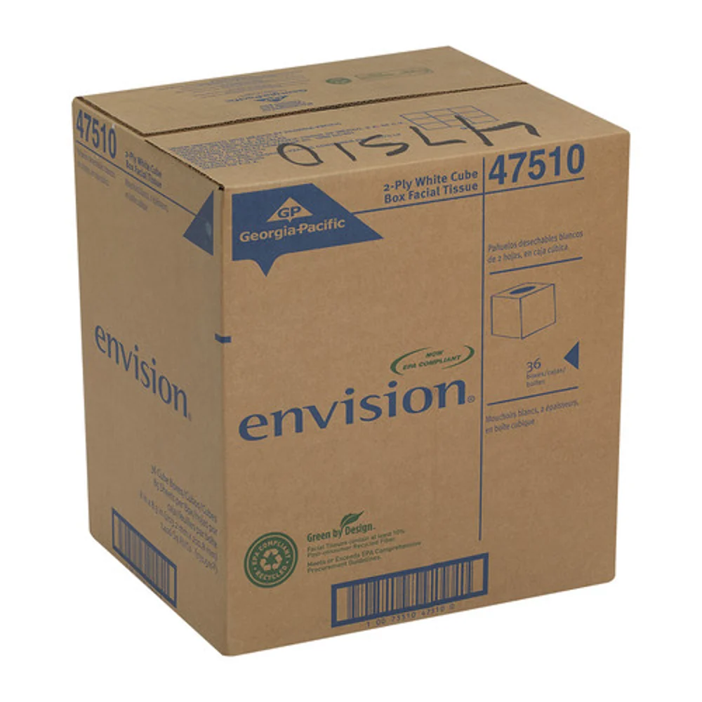 Pacific Blue Basic™ 2-Ply Facial Tissue Cube By GP Pro, 36 Boxes Per Case thumbnail 5