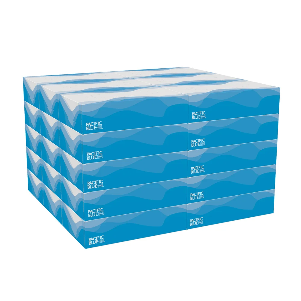 Pacific Blue Select™ 2-Ply Facial Tissue By GP Pro, Flat Box, 30 Boxes Per Case thumbnail 4