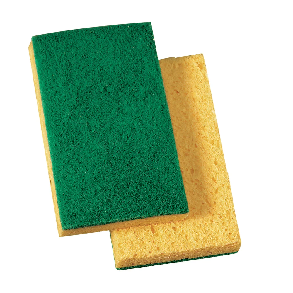 Registry Medium-Duty Scouring Sponge, Yellow/Green